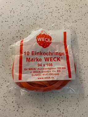 Weck Jar Rubber Seals (pack of 7)